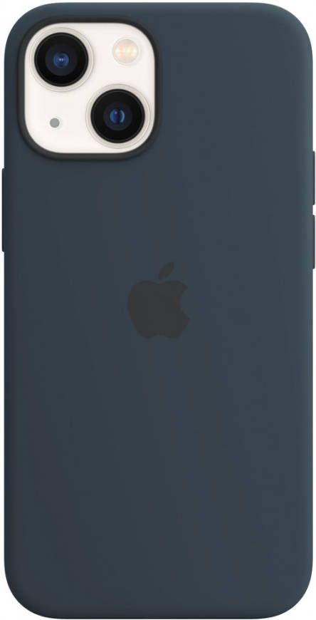 Apple iPhone 13 mini Back Cover met MagSafe Abyss-blauw