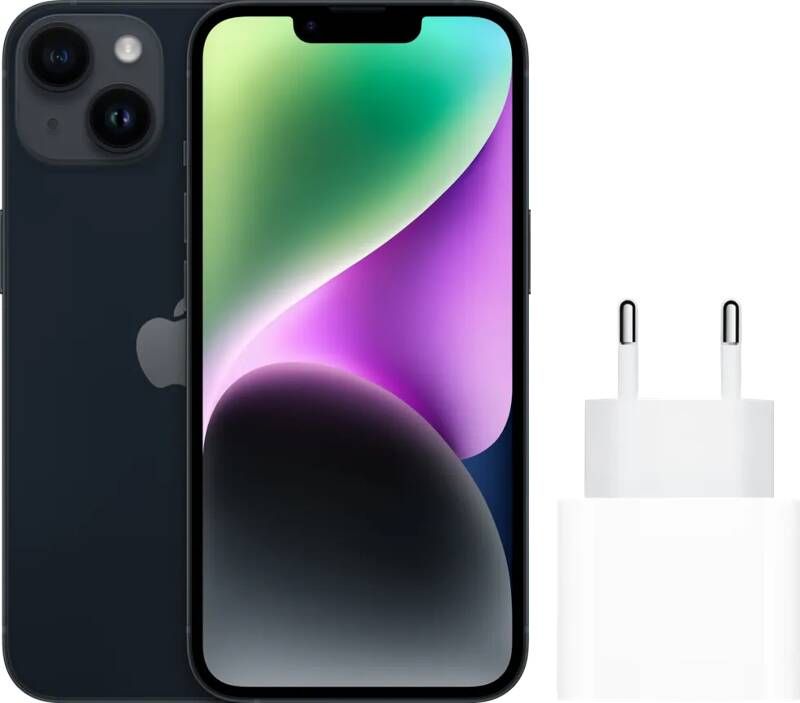 Apple iPhone 14 128GB Midnight + Snellader