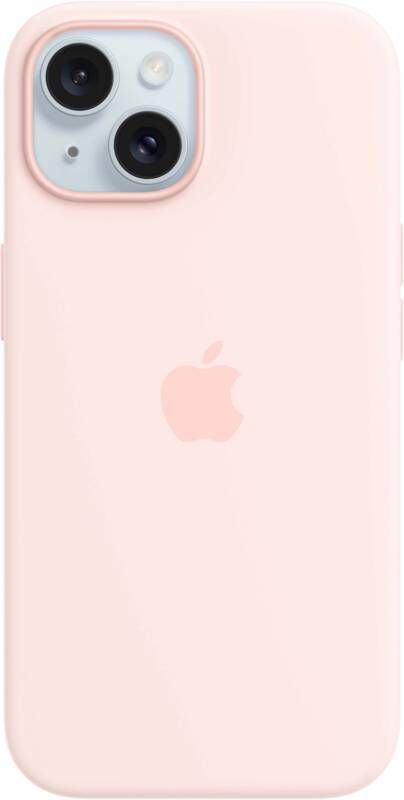 Apple iPhone 15 Back Cover met MagSafe Lichtroze