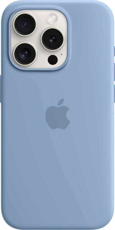 Apple iPhone 15 Pro Back Cover met MagSafe Winterblauw