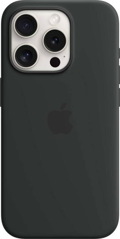 Apple iPhone 15 Pro Back Cover met MagSafe Zwart
