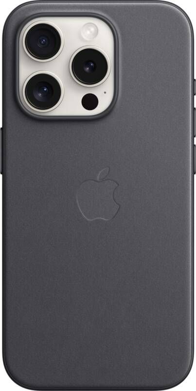 Apple iPhone 15 Pro FineWoven Back Cover MagSafe Zwart