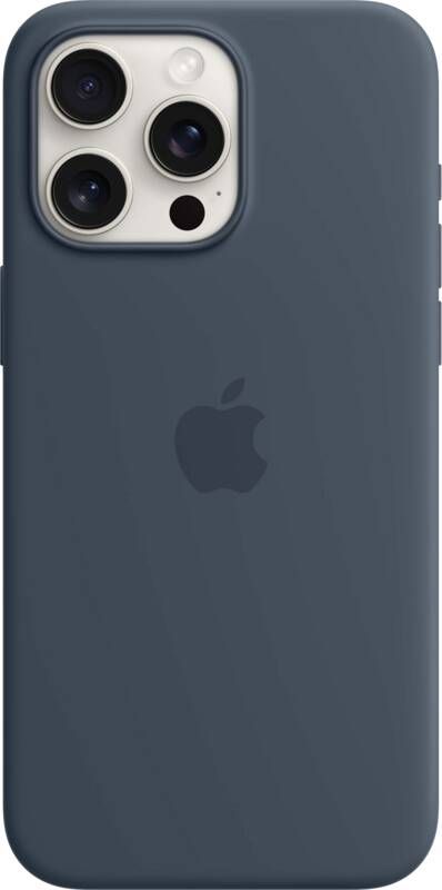 Apple iPhone 15 Pro Max Back Cover met MagSafe Stormblauw