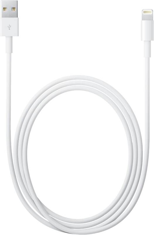Apple Lightning-naar-USB-kabel (2m) Oplader Wit - Foto 1