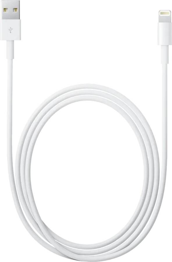 Apple Lightning-naar-USB-kabel (2m) Oplader Wit