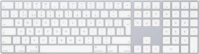 Apple Magic Keyboard met numeriek toetsenblok Toetsenbord Wit