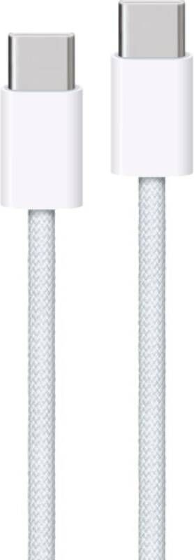 Apple Usb C naar Usb C Kabel 2m Nylon Wit Duo Pack