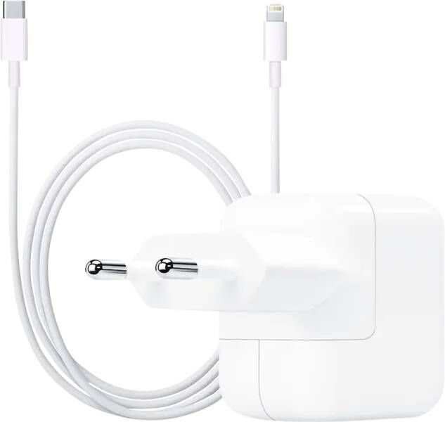 Apple Usb C Oplader 30W + Lightning Kabel 1m Kunststof Wit