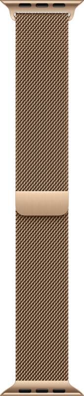 Apple Watch 44 45 46 mm MIlanees Bandje Goud