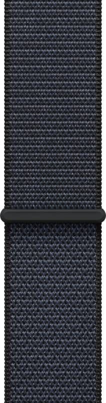 Apple Watch 44 45 46 mm Nylon Sport Loop Horlogeband Inkt