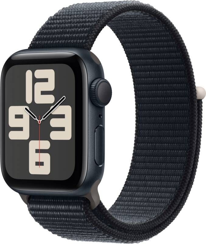 Apple Watch SE (2022) 40mm Midnight Aluminium Sport Loop Smartwatch