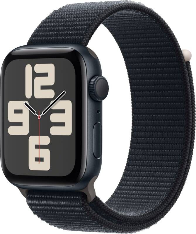 Apple Watch SE (2022) 44mm Midnight Aluminium Sport Loop Smartwatch