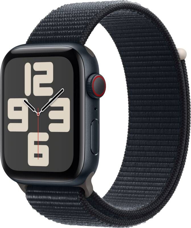 Apple Watch SE (2022) 4G 44mm Midnight Aluminium Sport Loop Smartwatch