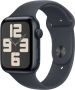 Apple Watch SE GPS 44mm Aluminium Case met Sport Band M L Smartwatch - Thumbnail 1