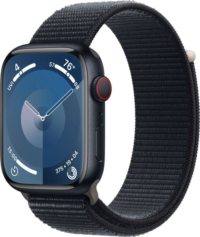 Apple Watch Series 9 45mm Midnight Aluminium Sport Loop Smartwatch
