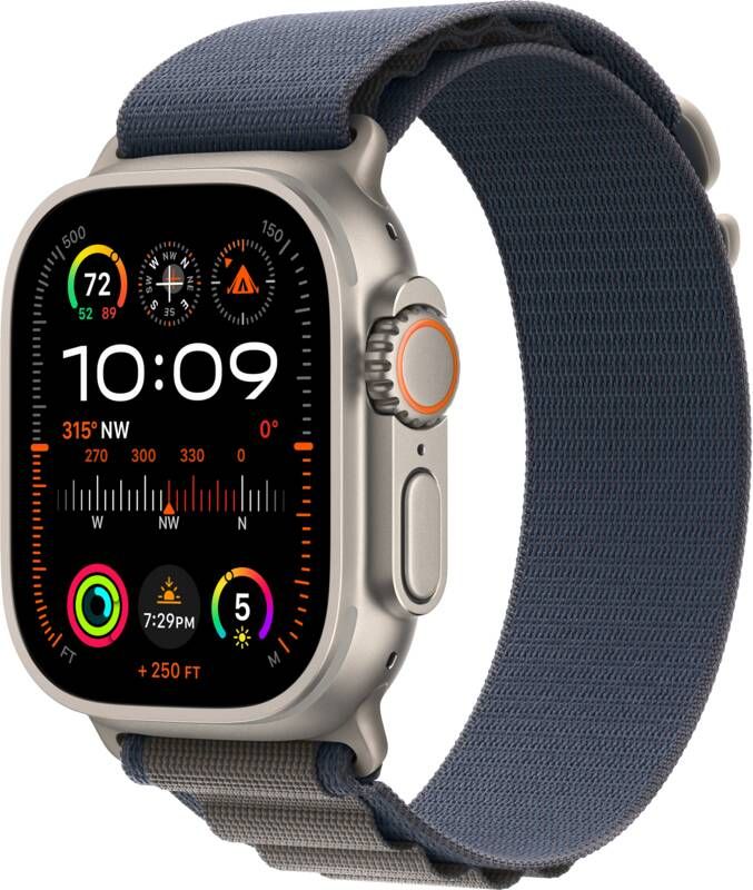 Apple Watch Ultra 2 4G 49mm Alpine Band Blauw L