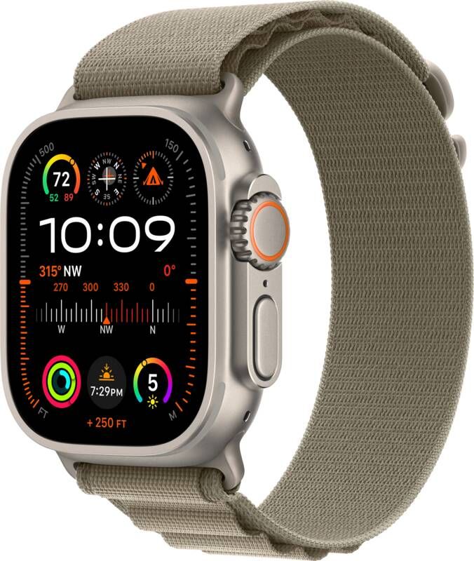 Apple Watch Ultra 2 4G 49mm Alpine Band Groen L