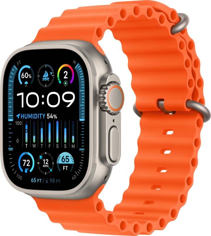 Apple Watch Ultra 2 4G 49mm Ocean Band Oranje