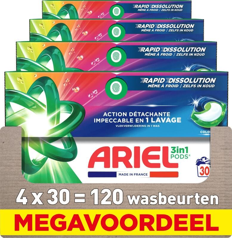 Ariel 3in1 Pods Colour 120 stuks