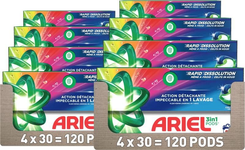 Ariel 3in1 Pods Colour 240 stuks