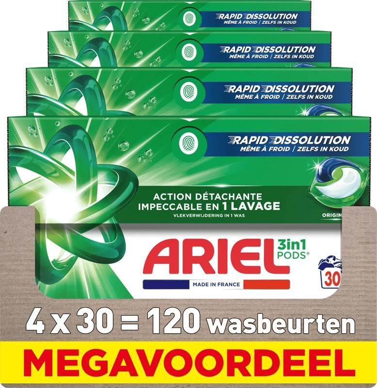 Ariel 3in1 Pods Original 120 stuks