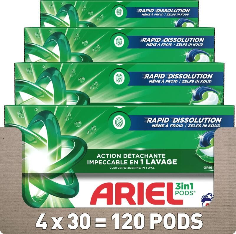 Ariel 3in1 Pods Original 120 stuks
