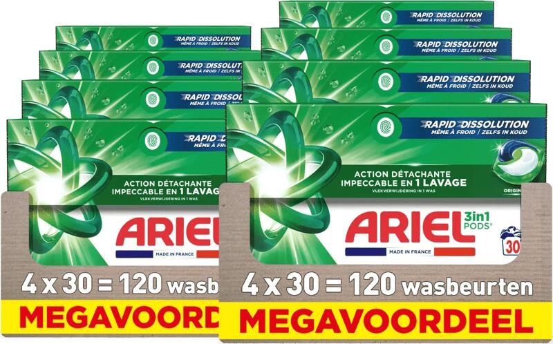 Ariel 3in1 Pods Original 240 stuks