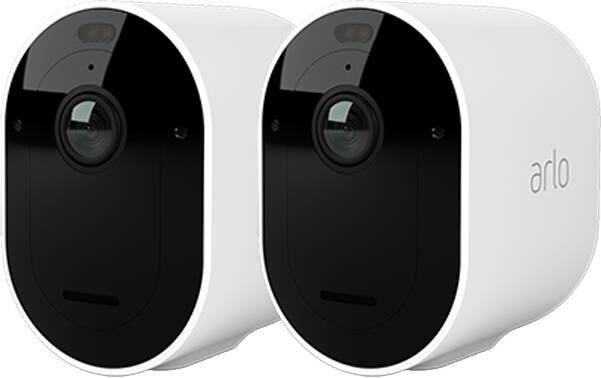 Arlo Pro 5 2K Spotlight Draadloze Beveiligingscamera set van 2