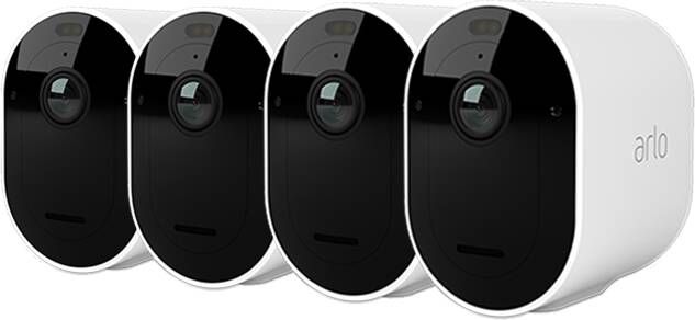 Arlo Pro 5 2K Spotlight Draadloze Beveiligingscamera set van 4