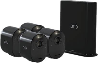 Arlo Ultra 2 4-Pack Zwart | elektronica en media | Smart Home Slimme Camera's | 0193108142793