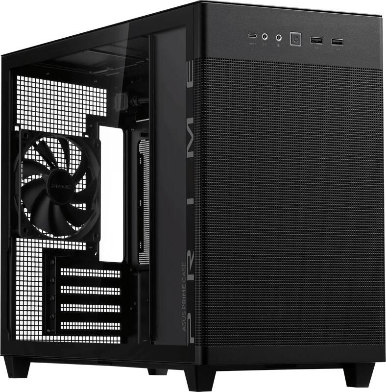 Asus PRIME AP201 TG Zwart