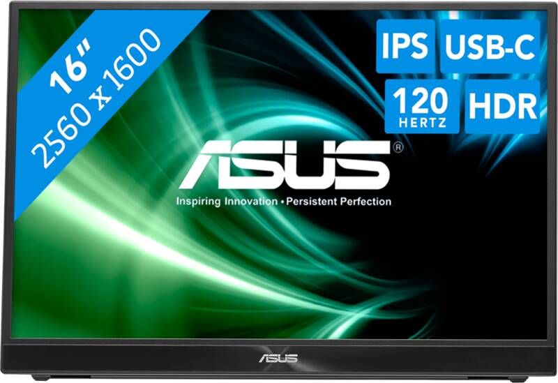 ASUS ZenScreen MB16QHG Portable Monitor