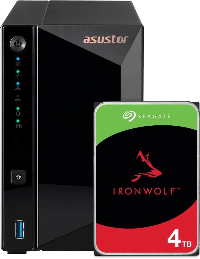 Asustor AS3302T v2 + Seagate Ironwolf 4TB