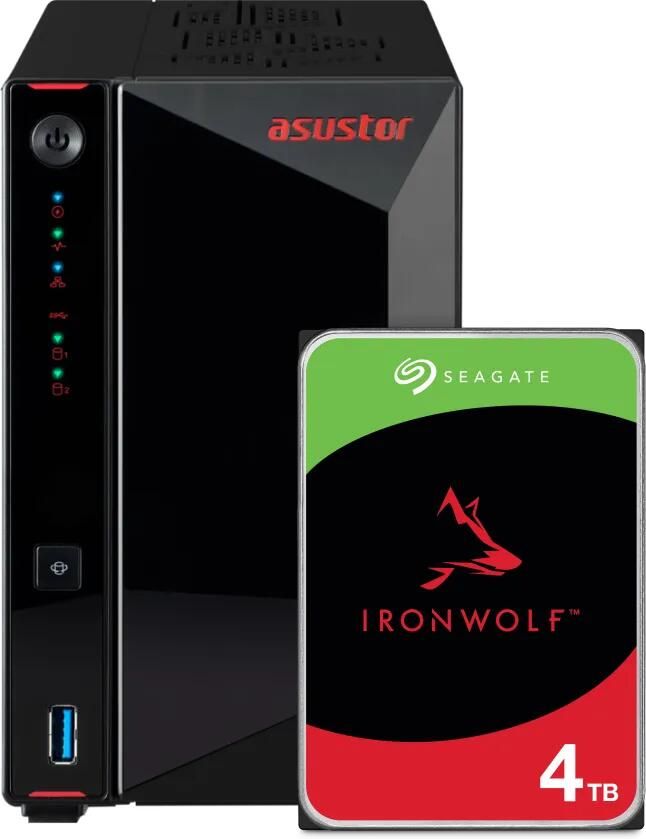 Asustor AS5402T + Seagate Ironwolf 4TB