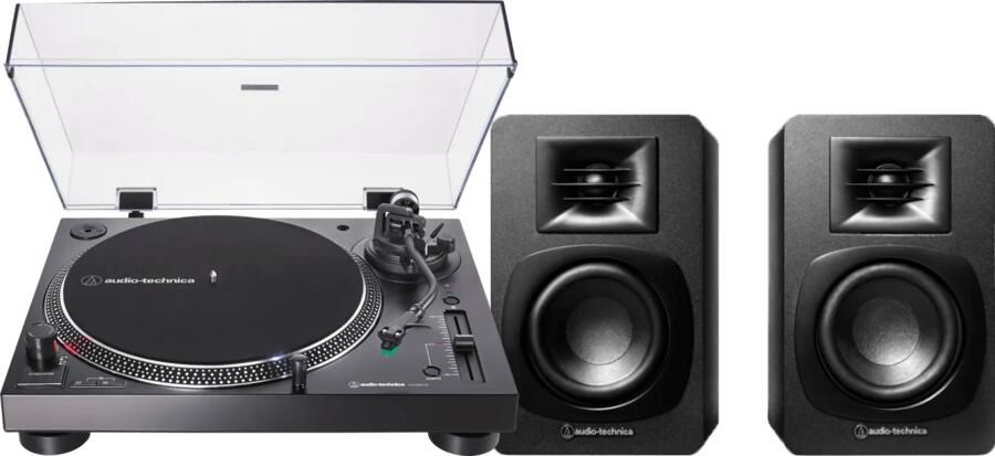 Audio-Technica Audio Technica AT-LP120XBT + ATH-SP3X Zwart