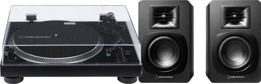 Audio-Technica Audio Technica AT-LP120XUSB + ATH-SP3X Zwart