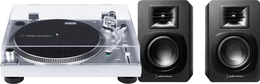 Audio-Technica Audio Technica AT-LP120XUSBHC + ATH-SP3X Zwart