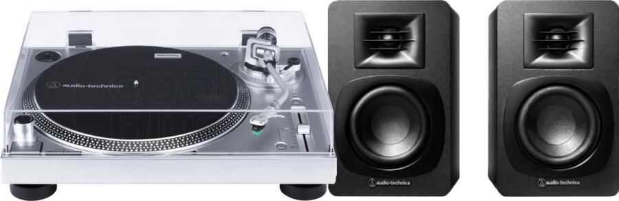 Audio-Technica Audio Technica AT-LP120XUSBSV + ATH-SP3X Zwart