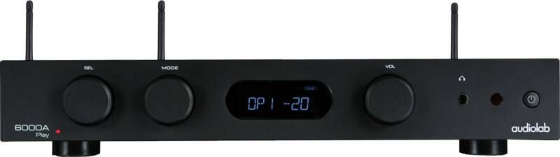 Audiolab Draadloze Streamer 6000A Play Zwart | Hifi componenten | Beeld&Geluid Audio | 5025941208136