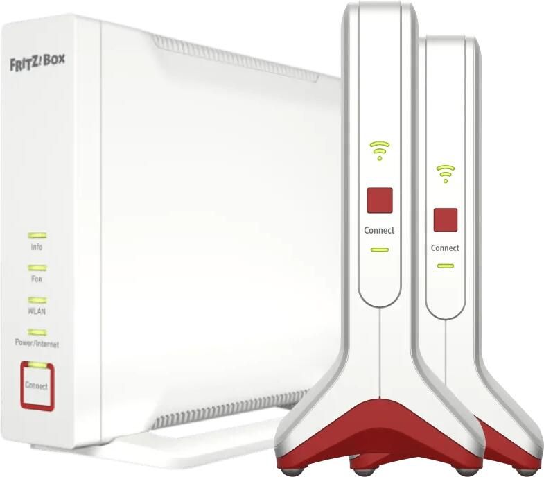 AVM FRITZ! Box 4060 International + FRITZ!Repeater 6000 International 2-pack