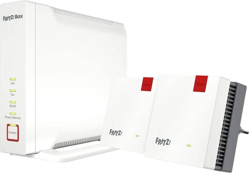 AVM FRITZ! Box 4060 + FRITZ!Repeater 1200 AX (2-pack)