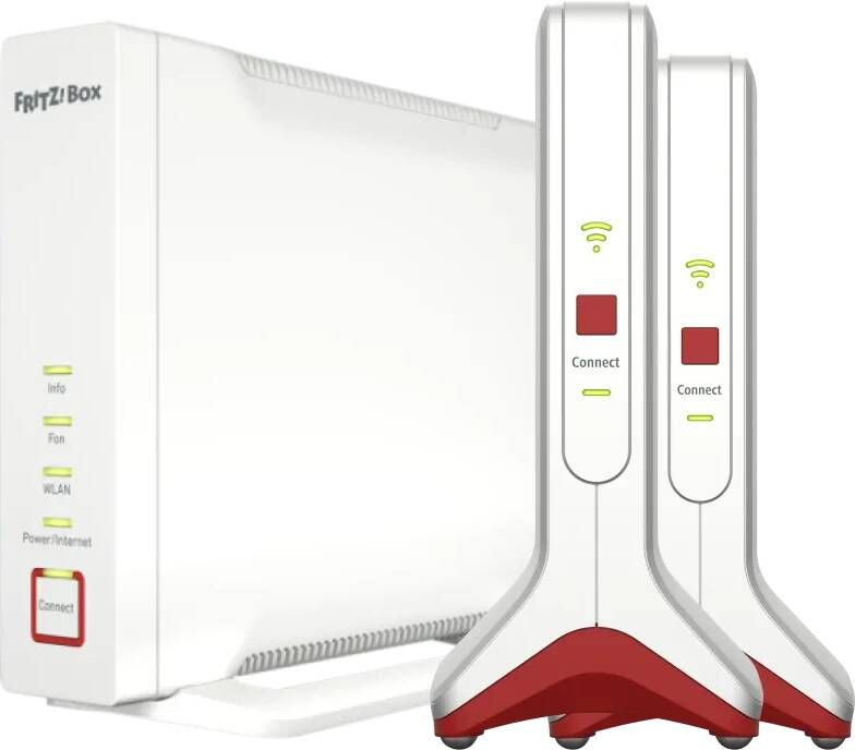 AVM FRITZ! Box 4060 International + FRITZ!Repeater 6000 International 2-pack