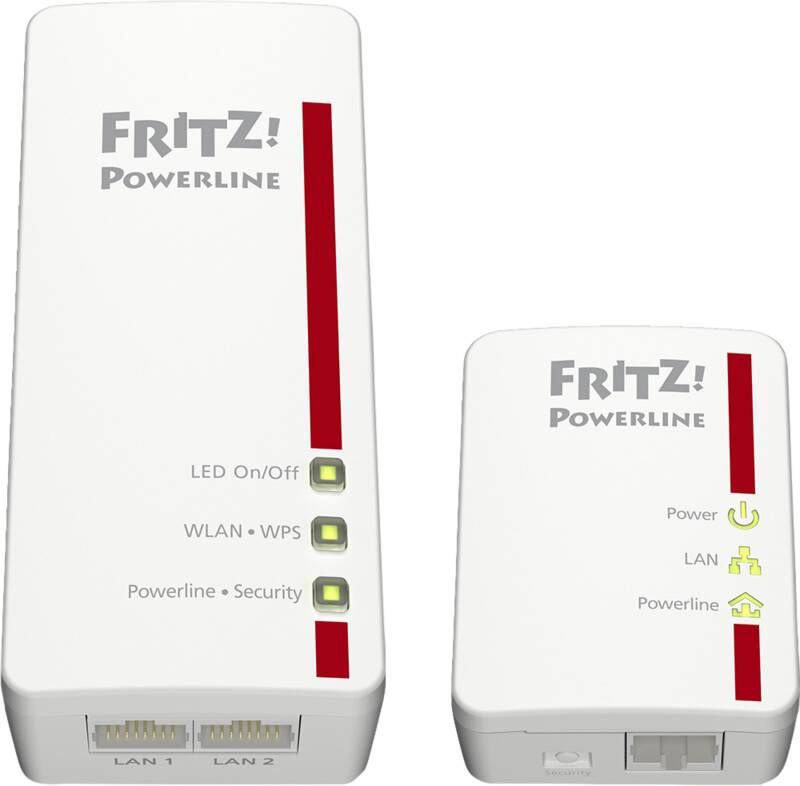 AVM FRITZ! Powerline 540E WLAN Set International WiFi 500 Mbps 2 adapters