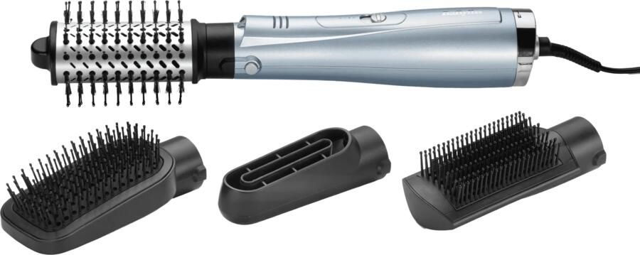 BaByliss Hydro-Fusion Smooth & Shape Föhnborstel AS774E Advanced Dual Ionic Airstyler 1000W Plasma Technology 4 multistyler accessories