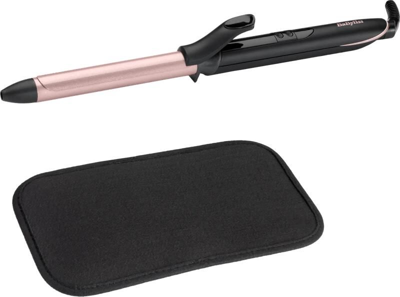 BaByliss Rose-Quartz 19mm Krultang C450E 6 temperatuurinstellingen Extra lange cilinder met quartz-keramische coating Compacte krullen