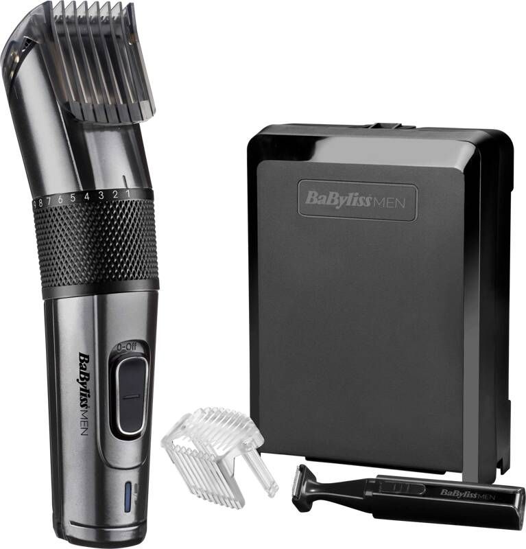 BaBylissMEN Carbon Titanium Tondeuse E978E 26 Lengtes Carbon Titanium messen