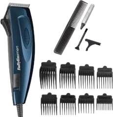 BaByliss Mains E695E Tondeuse met Snoer Extra Brede Messen 8 opzetkammen