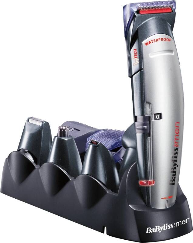 Babyliss Multifunctionele trimmer E837E MEN X-10 Multigrooming set voor hoofd gezicht & lichaam