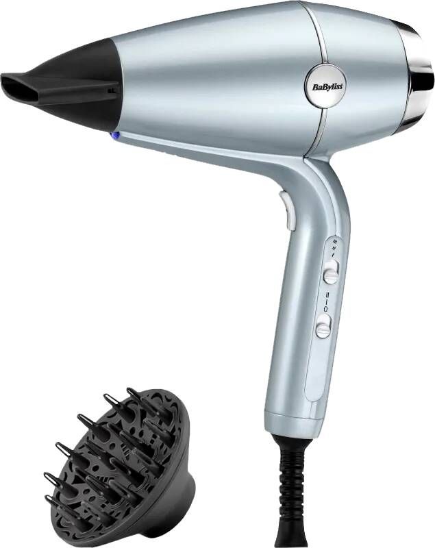BaByliss Hydro-Fusion 2100 Föhn D773DE Advanced Plasma Technologie Diffuser 2100 Watt