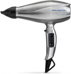 BaByliss Pro Digital Föhn 6000E 2200W Diffuser + 2 Blaasmonden